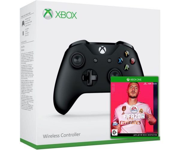 FIFA 20 (русская версия) + Microsoft Xbox One S Wireless Controller with Bluetooth (Black)
FIFA 20 (русская версия) + Microsoft Xbox One S Wireless Controller with Bluetooth (Black)