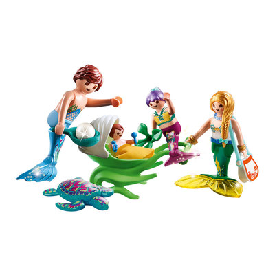 Конструктор Playmobil Magic Семья русалок с коляской-ракушкой (70100) (10-557888)
Конструктор Playmobil Magic Семья русалок с коляской-ракушкой (70100) (10-557888)