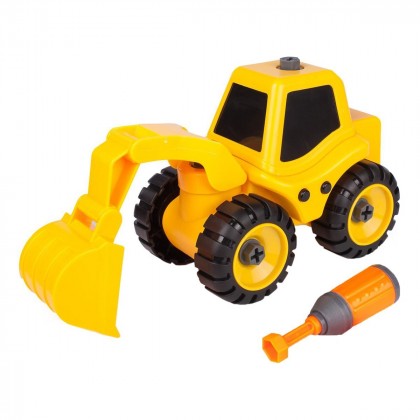 Трактор с экскаваторной установкой Kaile Toys разборная модель с отверткой (17-6082134)
Трактор с экскаваторной установкой Kaile Toys разборная модель с отверткой (17-6082134)