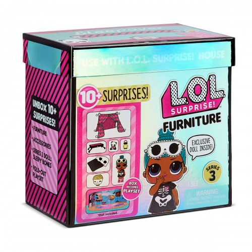 Игровой набор с куклой L.O.L. Surprise! серии Furniture" S2 - Комната Леди-Сплюшки" (570035)
Игровой набор с куклой L.O.L. Surprise! серии Furniture" S2 - Комната Леди-Сплюшки" (570035)