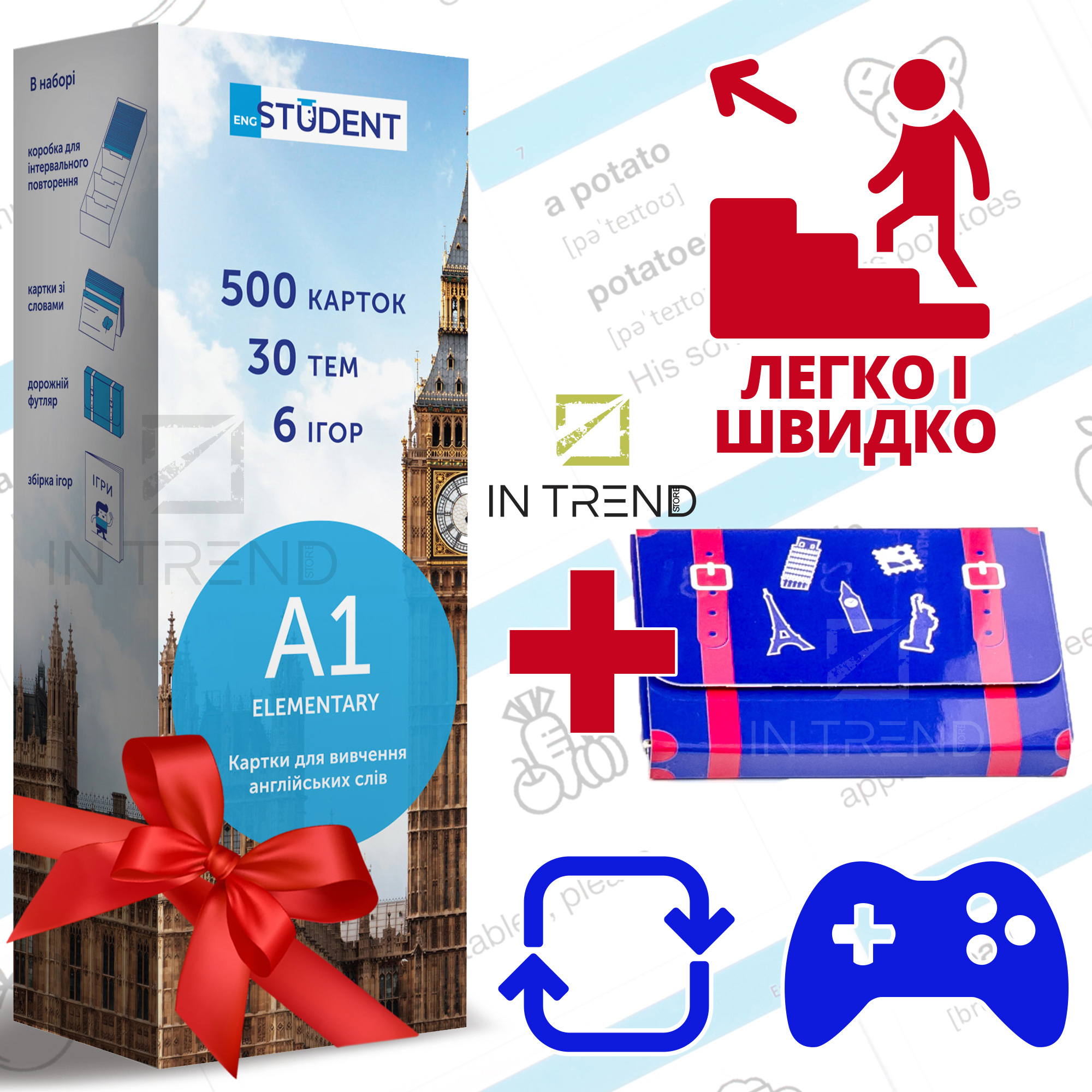 Карточки для изучения английского языка Активный Новичок – уровень A1 Elementary для новичков – набор из 500 штук англо-украинских – выучить английский самостоятельно с нуля легко без репетитора – для экзаменов, – путешествий за границу
Карточки для изучения английского языка Активный Новичок – уровень A1 Elementary для новичков – набор из 500 штук англо-украинских – выучить английский самостоятельно с нуля легко без репетитора – для экзаменов, – путешествий за границу