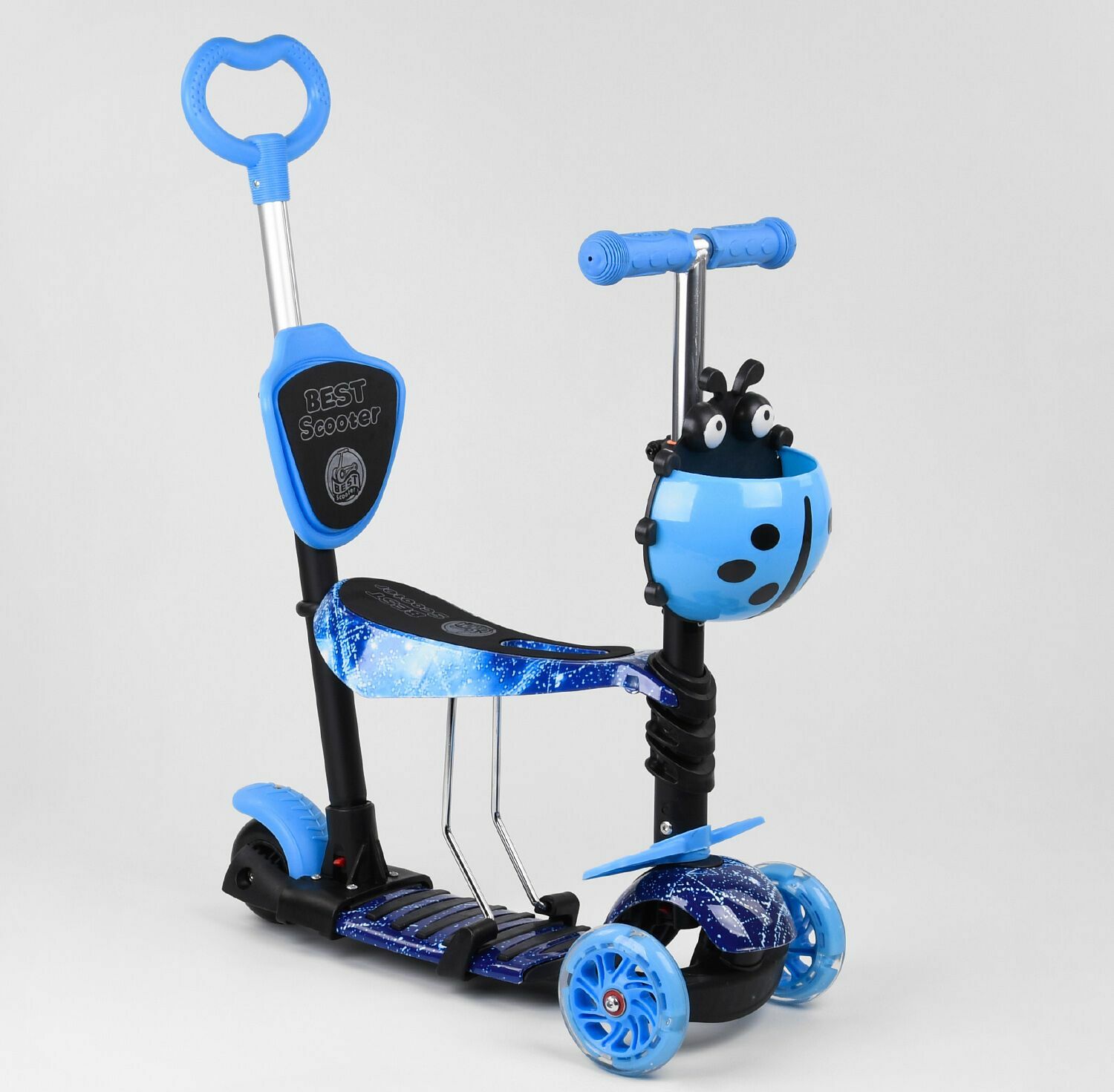 Самокат трехколесный Best Scooter 10433 Колеса полиуретан Светятся Родительская ручка Абстракция Синий
Самокат трехколесный Best Scooter 10433 Колеса полиуретан Светятся Родительская ручка Абстракция Синий