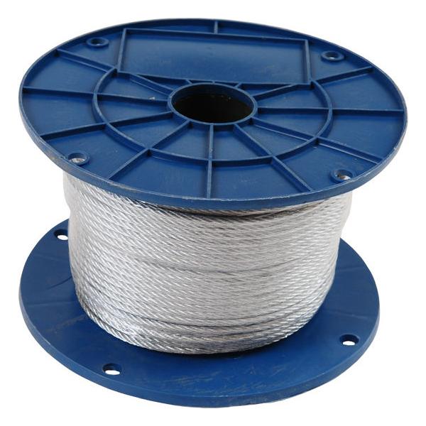 Трос стальной Apro 3 мм х 200 м DIN 3055 (WR-G3)
Трос стальной Apro 3 мм х 200 м DIN 3055 (WR-G3)