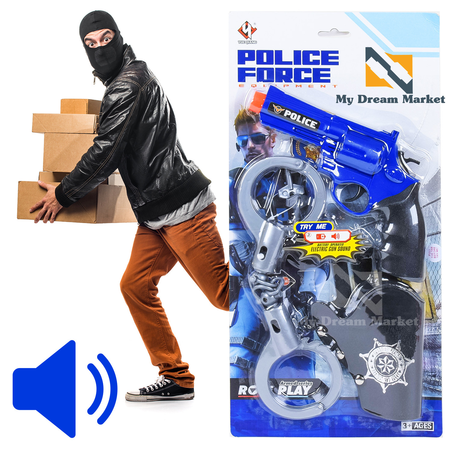 Игровой набор полицейского - игровой игрушечный набор для мальчиков с пистолетом с звуковыми эффектами на батарейках наручниками кобурой, для детей от 3 лет
Игровой набор полицейского - игровой игрушечный набор для мальчиков с пистолетом с звуковыми эффектами на батарейках наручниками кобурой, для детей от 3 лет