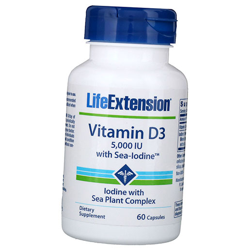 Витамин Д3 с Морским йодом, Vitamin D3 with Sea-Iodine, Life Extension 60капс (36346045)
Витамин Д3 с Морским йодом, Vitamin D3 with Sea-Iodine, Life Extension 60капс (36346045)