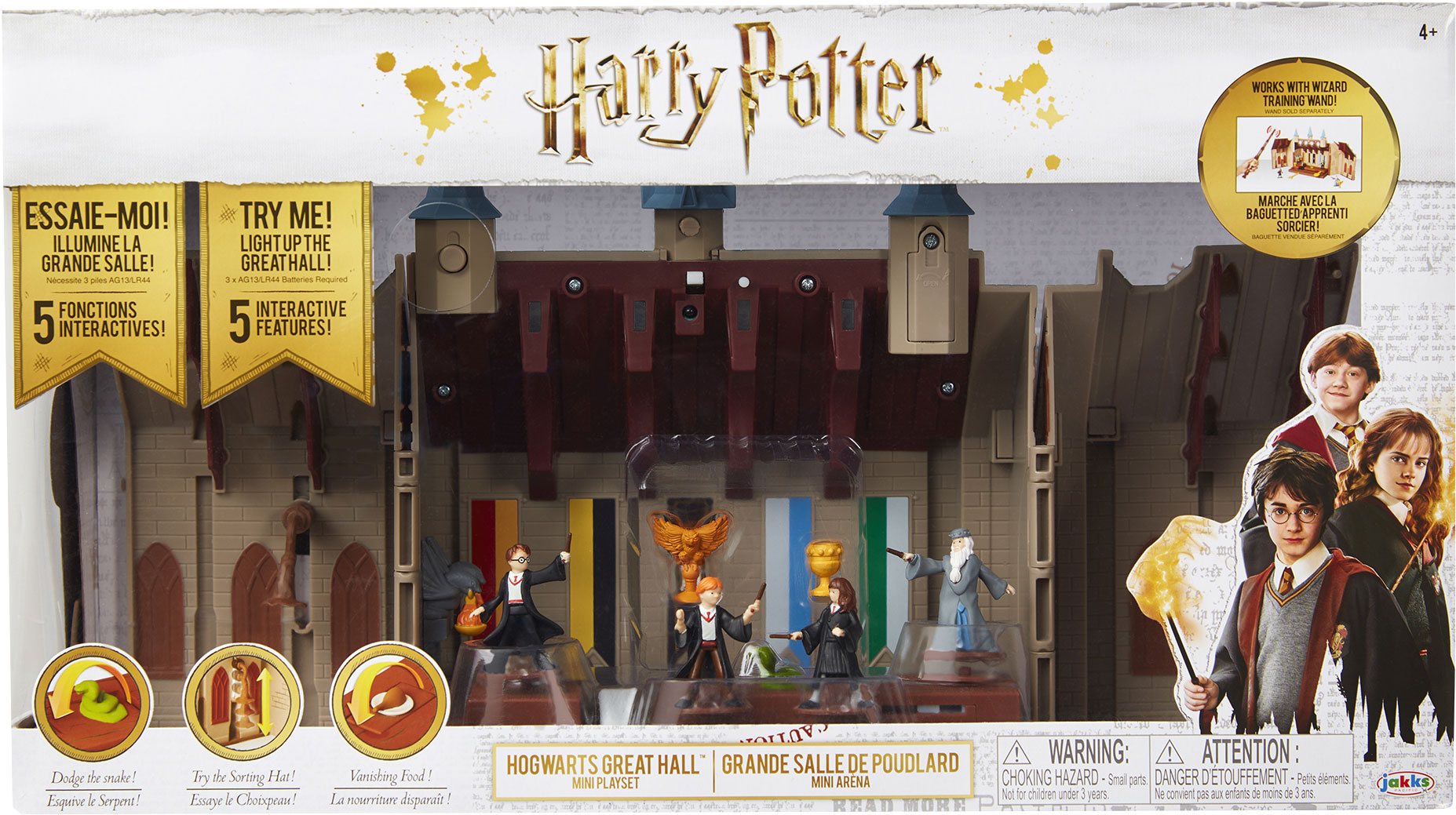 Игровой набор Wizarding World «Гарри Поттер. Большой зал Хогвартса» (50024) (039897500249)
Игровой набор Wizarding World «Гарри Поттер. Большой зал Хогвартса» (50024) (039897500249)