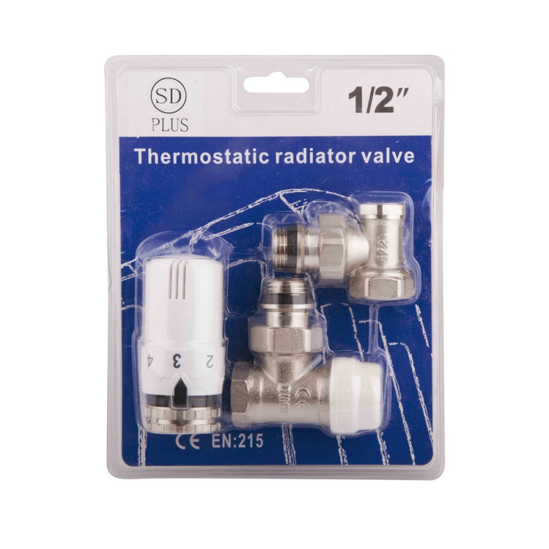 Комплект кранов SD Plus с термоголовкой радиаторный прямой 1/2'' (SD353W15) (CM)
Комплект кранов SD Plus с термоголовкой радиаторный прямой 1/2'' (SD353W15) (CM)
