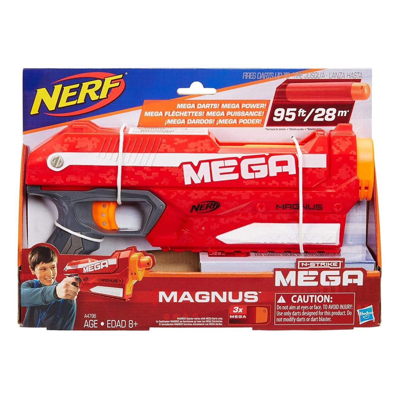 Бластер Hasbro с мягкми пулями Магнус - Magnus, Blaster, Mega, Nerf, A4887 - 138339
Бластер Hasbro с мягкми пулями Магнус - Magnus, Blaster, Mega, Nerf, A4887 - 138339