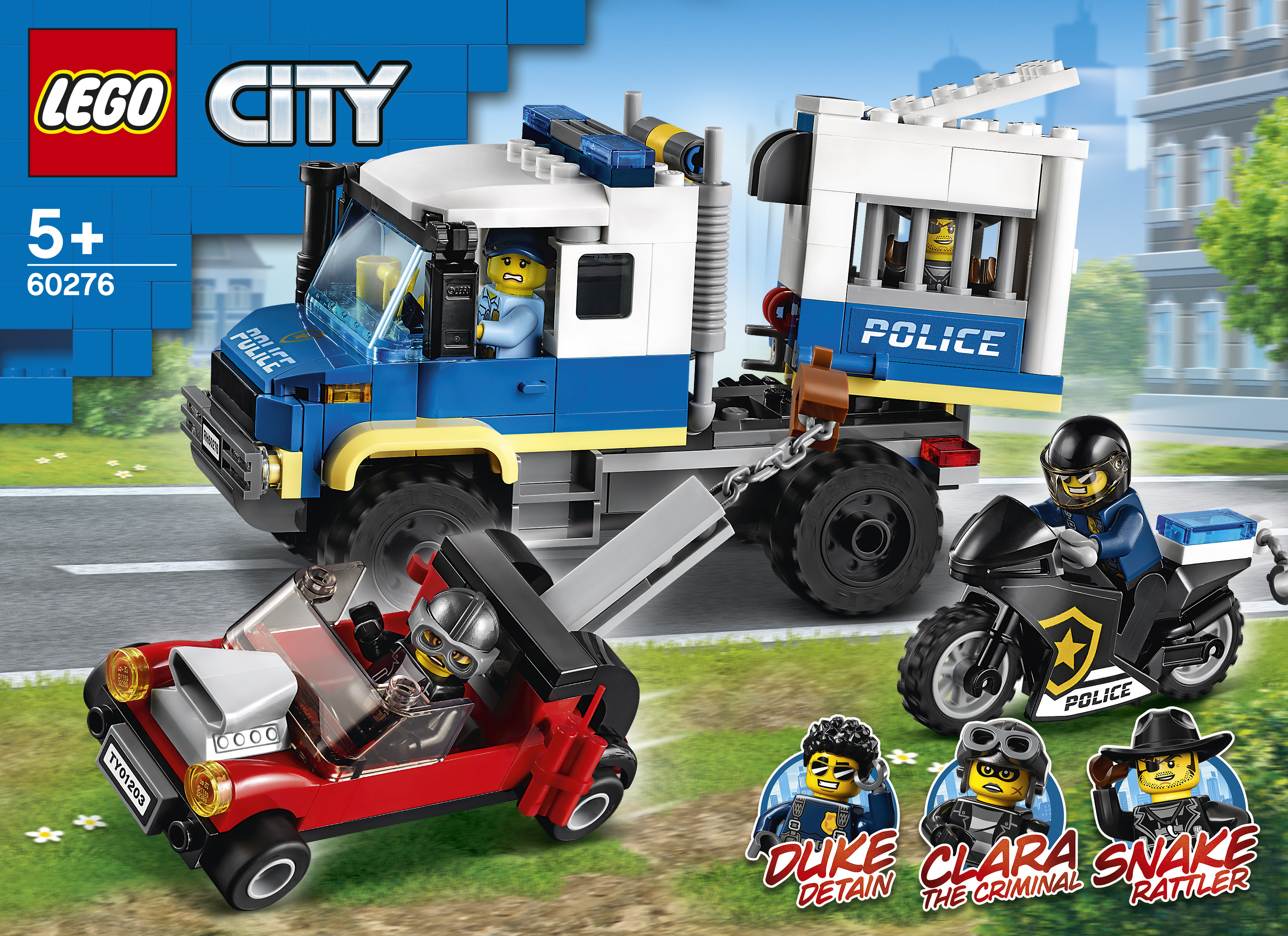 Конструктор LEGO City Police Полицейская машина для перевозки заключенных 244 детали (60276)
Конструктор LEGO City Police Полицейская машина для перевозки заключенных 244 детали (60276)