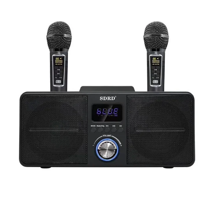 Караоке система беспроводная SDRD SD-309 на два микрофона и с колонкой + Bluetooth 4.2 и поддержка 3D стерео 30 Вт Черный
Караоке система беспроводная SDRD SD-309 на два микрофона и с колонкой + Bluetooth 4.2 и поддержка 3D стерео 30 Вт Черный