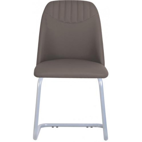 Стул обеденный кухонный MILANA CF alu металл + кожзам Eco-70 цвет Серый Новый Стиль 
Стул обеденный кухонный MILANA CF alu металл + кожзам Eco-70 цвет Серый Новый Стиль