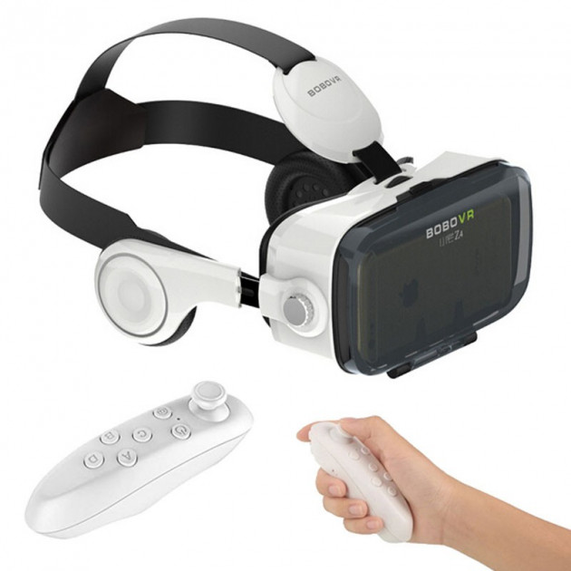 3D очки виртуальной реальности Usams VR Box Z4 с наушниками и пультом White
3D очки виртуальной реальности Usams VR Box Z4 с наушниками и пультом White