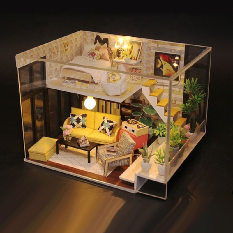 3D Интерьерный констуктор DIY House Румбокс Hongda craft Лофт + Защитный купол (M031)
3D Интерьерный констуктор DIY House Румбокс Hongda craft Лофт + Защитный купол (M031)