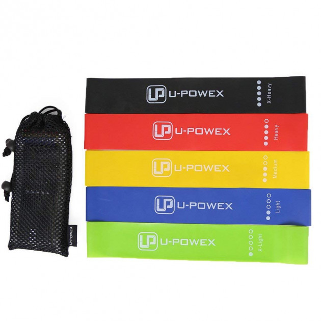 Набор резинок для фитнеса и йоги 5 шт U-Powex PRO 30х5 см Разноцветный (482657)
Набор резинок для фитнеса и йоги 5 шт U-Powex PRO 30х5 см Разноцветный (482657)