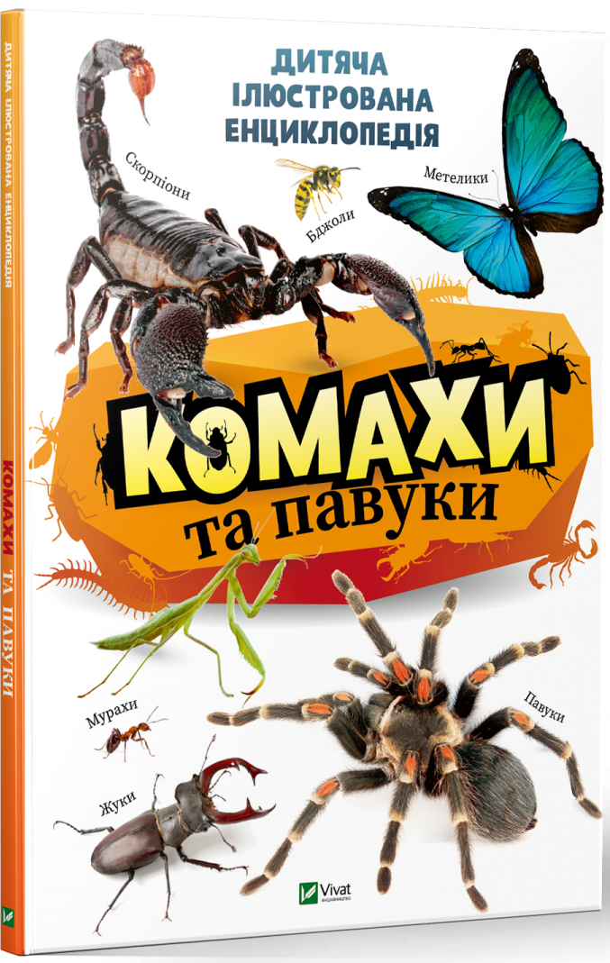 Книга Комахи та павуки. Дитяча ілюстрована енциклопедія. Автор - Костянтин Воронков (Vivat)
Книга Комахи та павуки. Дитяча ілюстрована енциклопедія. Автор - Костянтин Воронков (Vivat)
