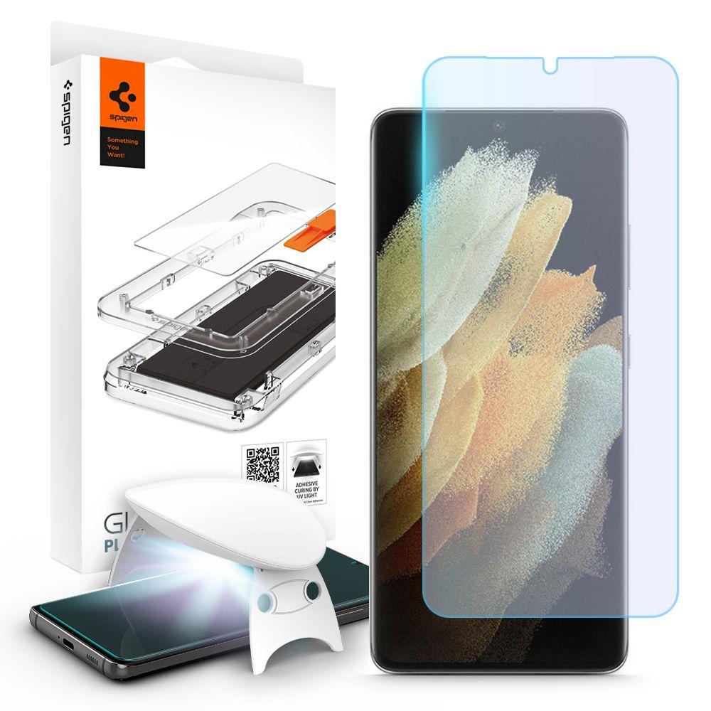 Защитное стекло Spigen Glas.TR Platinum UV Tray для Samsung Galaxy S21 Ultra Clear
Защитное стекло Spigen Glas.TR Platinum UV Tray для Samsung Galaxy S21 Ultra Clear