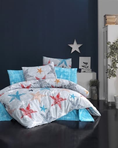 Комплект постельного белья LIGHTHOUSE ranforce COLORED STARS 200х220 см/2х50х70 см
Комплект постельного белья LIGHTHOUSE ranforce COLORED STARS 200х220 см/2х50х70 см