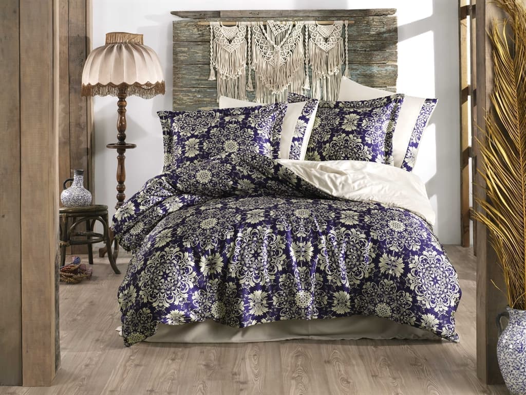 Комплект постельного белья HOBBY Crash Sateen Elena синий 200х220 см/2х50х70 см+2х70х70
Комплект постельного белья HOBBY Crash Sateen Elena синий 200х220 см/2х50х70 см+2х70х70