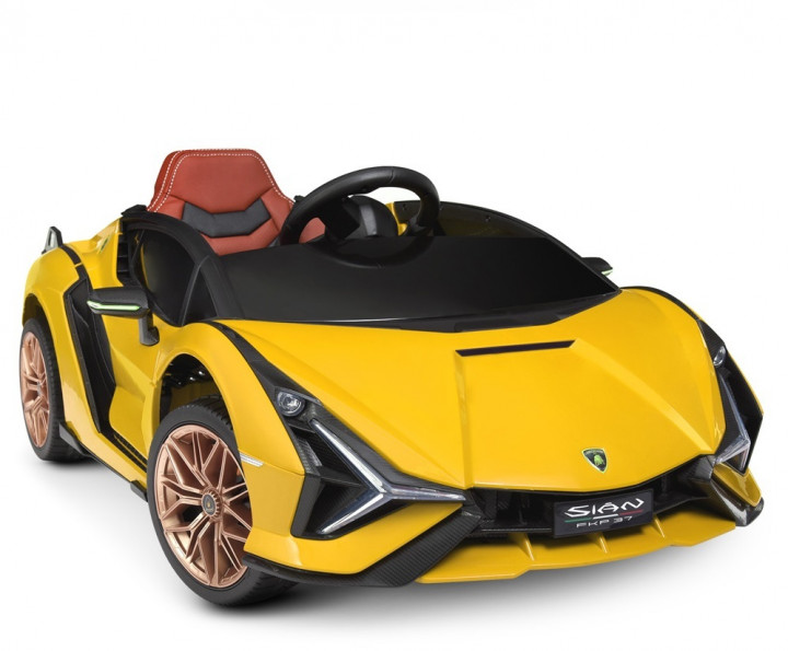 Детский электромобиль c управлением Lamborghini (Ламборджини) Bambi M 2560 Желтый 
Детский электромобиль c управлением Lamborghini (Ламборджини) Bambi M 2560 Желтый