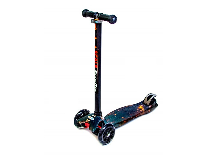 Детский трехколесный самокат Scooter MAXI со светящимися колесами и рисунком, Планета
Детский трехколесный самокат Scooter MAXI со светящимися колесами и рисунком, Планета