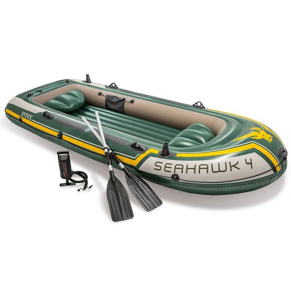 Четырехместная надувная лодка Intex 68351 (351 х 145 х 48 см) Seahawk 4 Set + Алюминиевые весла и ручной насос
Четырехместная надувная лодка Intex 68351 (351 х 145 х 48 см) Seahawk 4 Set + Алюминиевые весла и ручной насос