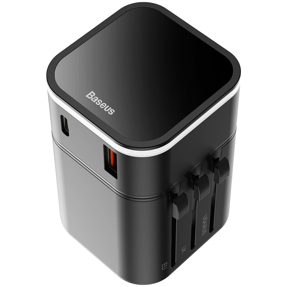 Універсальний зарядний пристрій Baseus Removable 2in1 Universal Travel Adapter Чорний (TZPPS-01)
Універсальний зарядний пристрій Baseus Removable 2in1 Universal Travel Adapter Чорний (TZPPS-01)
