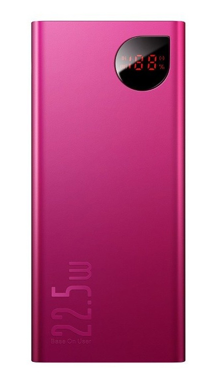 УМБ Baseus Adaman Metal Digital Display Quick Charge 22.5 Вт 10000 мАг Рожевий (PPIMDA-B09)
УМБ Baseus Adaman Metal Digital Display Quick Charge 22.5 Вт 10000 мАг Рожевий (PPIMDA-B09)