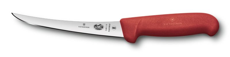 Кухонный нож Victorinox Fibrox Boning Flex 15см узкое обвалочный с красной ручкой (56611.15)
Кухонный нож Victorinox Fibrox Boning Flex 15см узкое обвалочный с красной ручкой (56611.15)