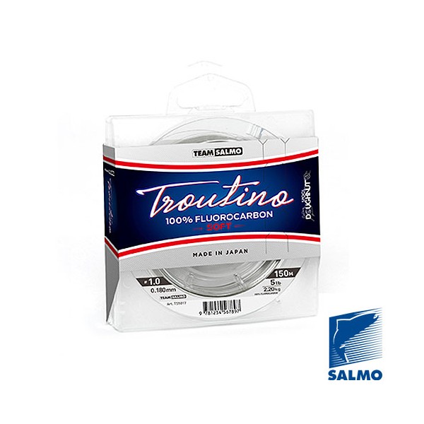 Леска рыболовная Team Salmo Fluorocarbon Troutino Soft 150м / 0,23мм / 3,8кг (TS5017-023)
Леска рыболовная Team Salmo Fluorocarbon Troutino Soft 150м / 0,23мм / 3,8кг (TS5017-023)