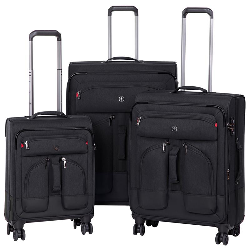 Набор тканевых чемоданов, Wenger Deputy Set (20"/24"/29"), 4 колеса, чёрный (604366)
Набор тканевых чемоданов, Wenger Deputy Set (20"/24"/29"), 4 колеса, чёрный (604366)