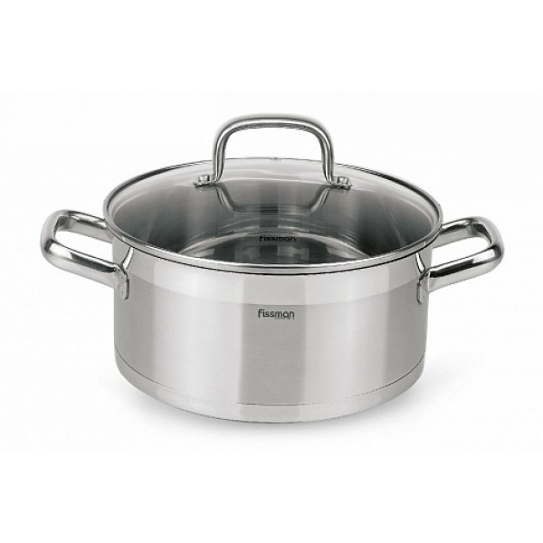 Кастрюля с стеклянной крышкой Fissman Cordelia 24х11,5 см нержавеющая сталь 5324 F
Кастрюля с стеклянной крышкой Fissman Cordelia 24х11,5 см нержавеющая сталь 5324 F