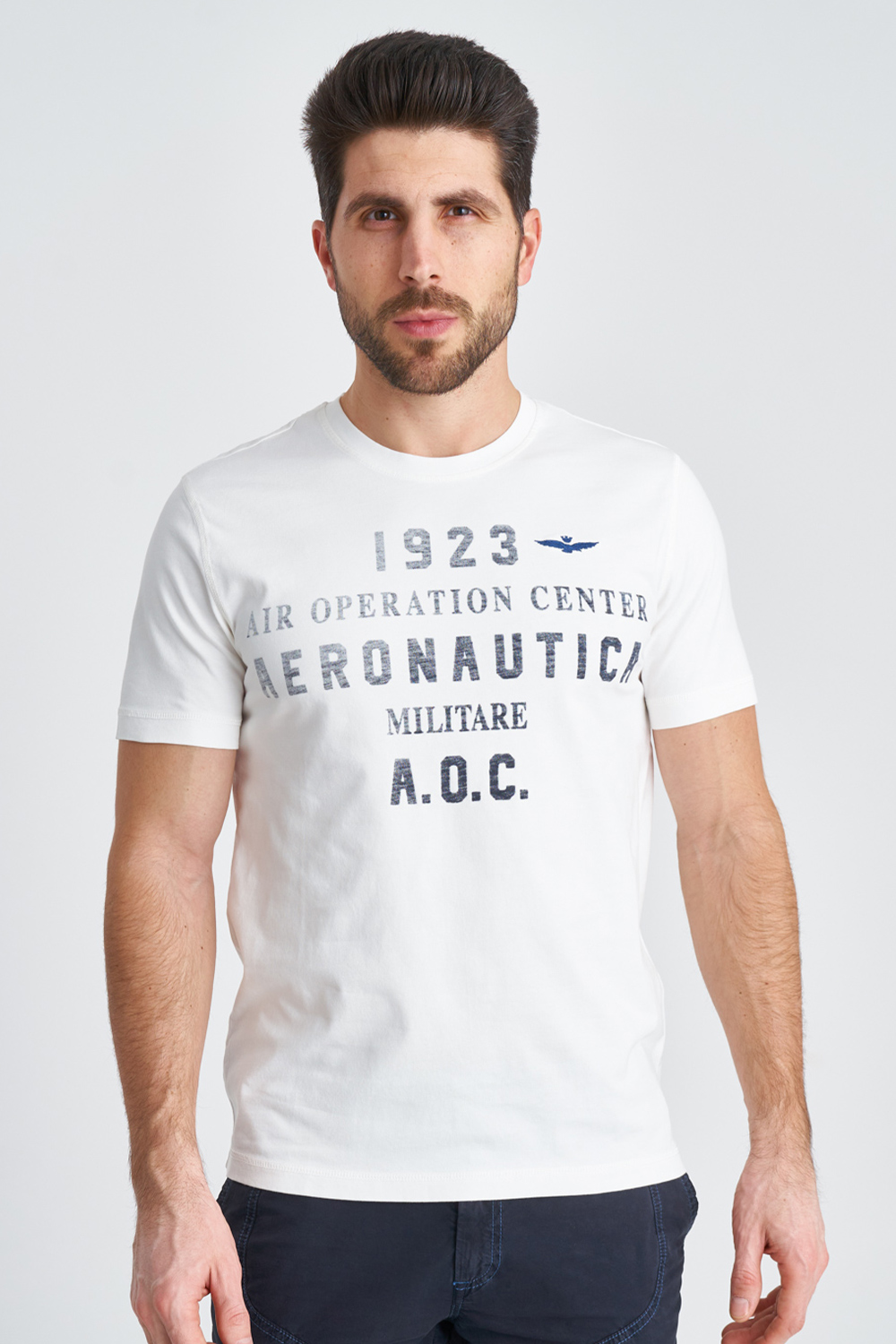 Белая мужская хлопковая футболка с декором Aeronautica Militare 3947, Белая мужская хлопковая футболка с декором Aeronautica Militare 3947 L
Белая мужская хлопковая футболка с декором Aeronautica Militare 3947, Белая мужская хлопковая футболка с декором Aeronautica Militare 3947 L
