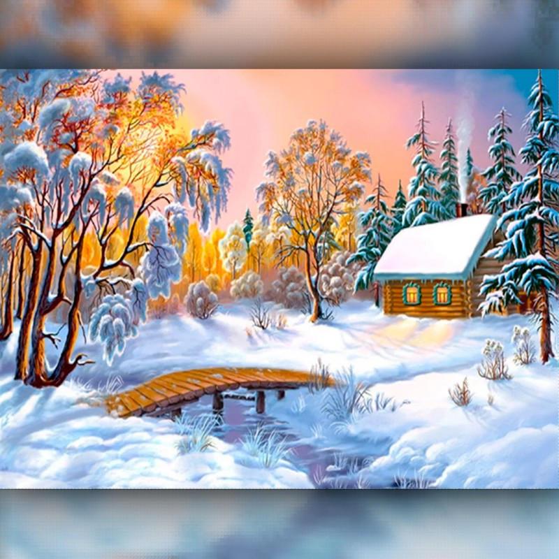 Алмазная вышивка мозаика The Wortex Diamonds Зимний домик 40x50см TWD30002L полная зашивка квадратные стразы. Набор алмазной вышивки
Алмазная вышивка мозаика The Wortex Diamonds Зимний домик 40x50см TWD30002L полная зашивка квадратные стразы. Набор алмазной вышивки