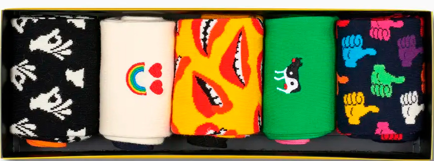 Набор носков Happy Socks Don´t Worry, Be Happy Gift Box PCBD74-010 36-40 5 пар Чёрный / Синий / Белый
Набор носков Happy Socks Don´t Worry, Be Happy Gift Box PCBD74-010 36-40 5 пар Чёрный / Синий / Белый