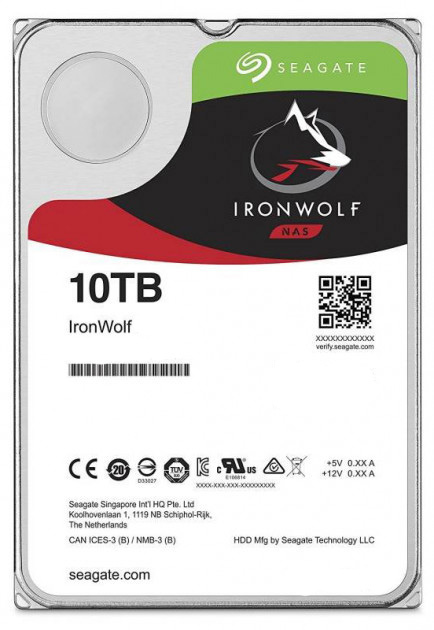Жесткий диск Seagate IronWolf HDD 10TB 7200rpm 256MB ST10000VN0008 3.5" SATA III
Жесткий диск Seagate IronWolf HDD 10TB 7200rpm 256MB ST10000VN0008 3.5" SATA III