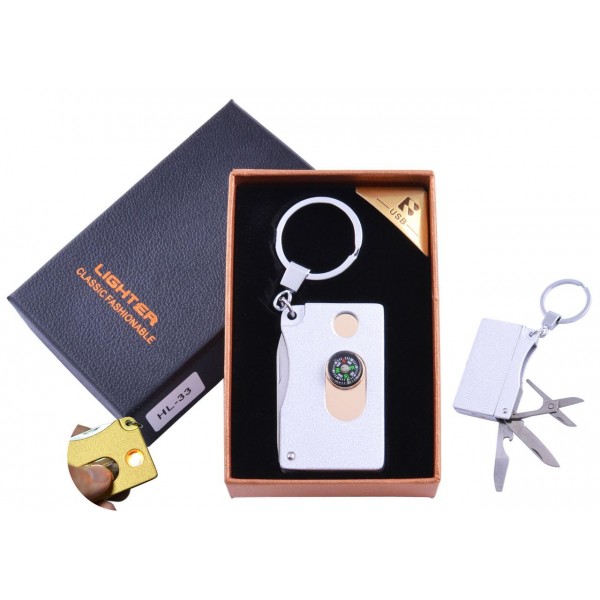 Зажигалка-брелок в подарочной коробке Lighter (USB, Спираль накаливания) №HL-33 White
Зажигалка-брелок в подарочной коробке Lighter (USB, Спираль накаливания) №HL-33 White