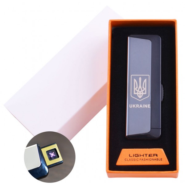 Электроимпульсная зажигалка в подарочной упаковке Ukraine (Двойная молния, USB) №HL-62 Black
Электроимпульсная зажигалка в подарочной упаковке Ukraine (Двойная молния, USB) №HL-62 Black