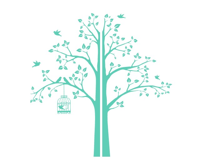 Интерьерная наклейка IdeaClock Tree with a cage, corner 190х195 см Мятный(62274-46-37)
Интерьерная наклейка IdeaClock Tree with a cage, corner 190х195 см Мятный(62274-46-37)