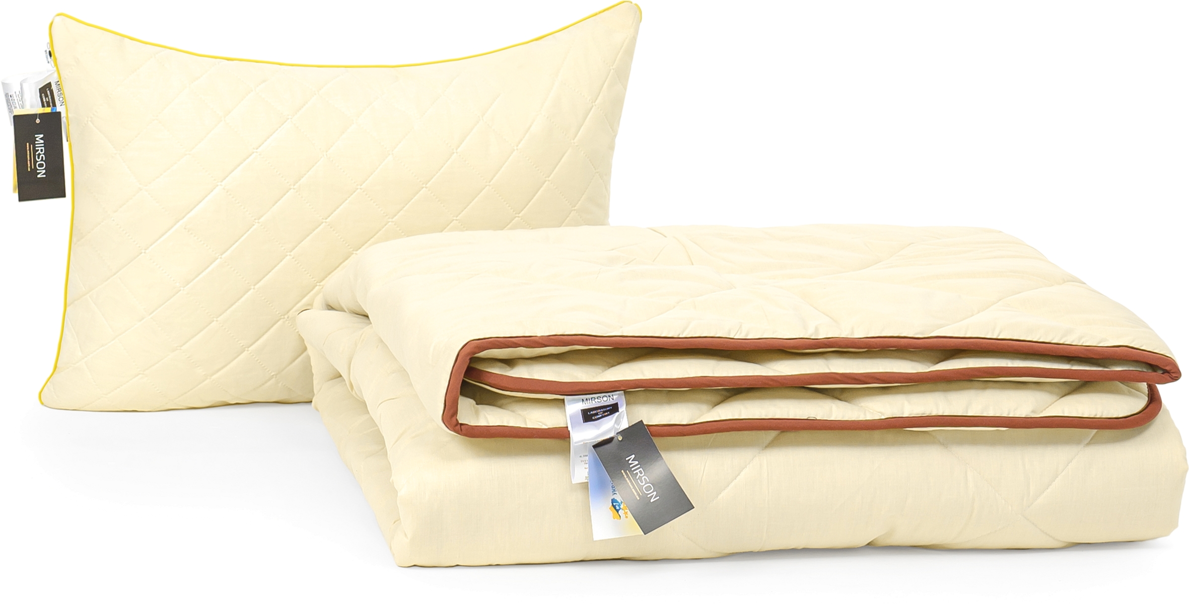 Набор антиаллергенный MirSon Eco-Soft Зима Carmela №2530 одеяло 200х220 см + 2 подушки 50х70 средние
Набор антиаллергенный MirSon Eco-Soft Зима Carmela №2530 одеяло 200х220 см + 2 подушки 50х70 средние