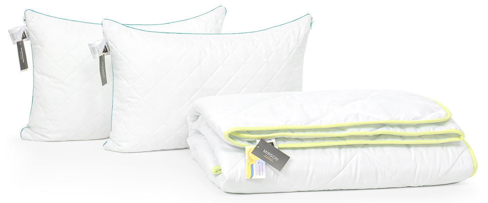 Набор с шелковым волокном MirSon Eco Деми №3449 Одеяло 220х240 + 2 подушки 50x70 средние
Набор с шелковым волокном MirSon Eco Деми №3449 Одеяло 220х240 + 2 подушки 50x70 средние