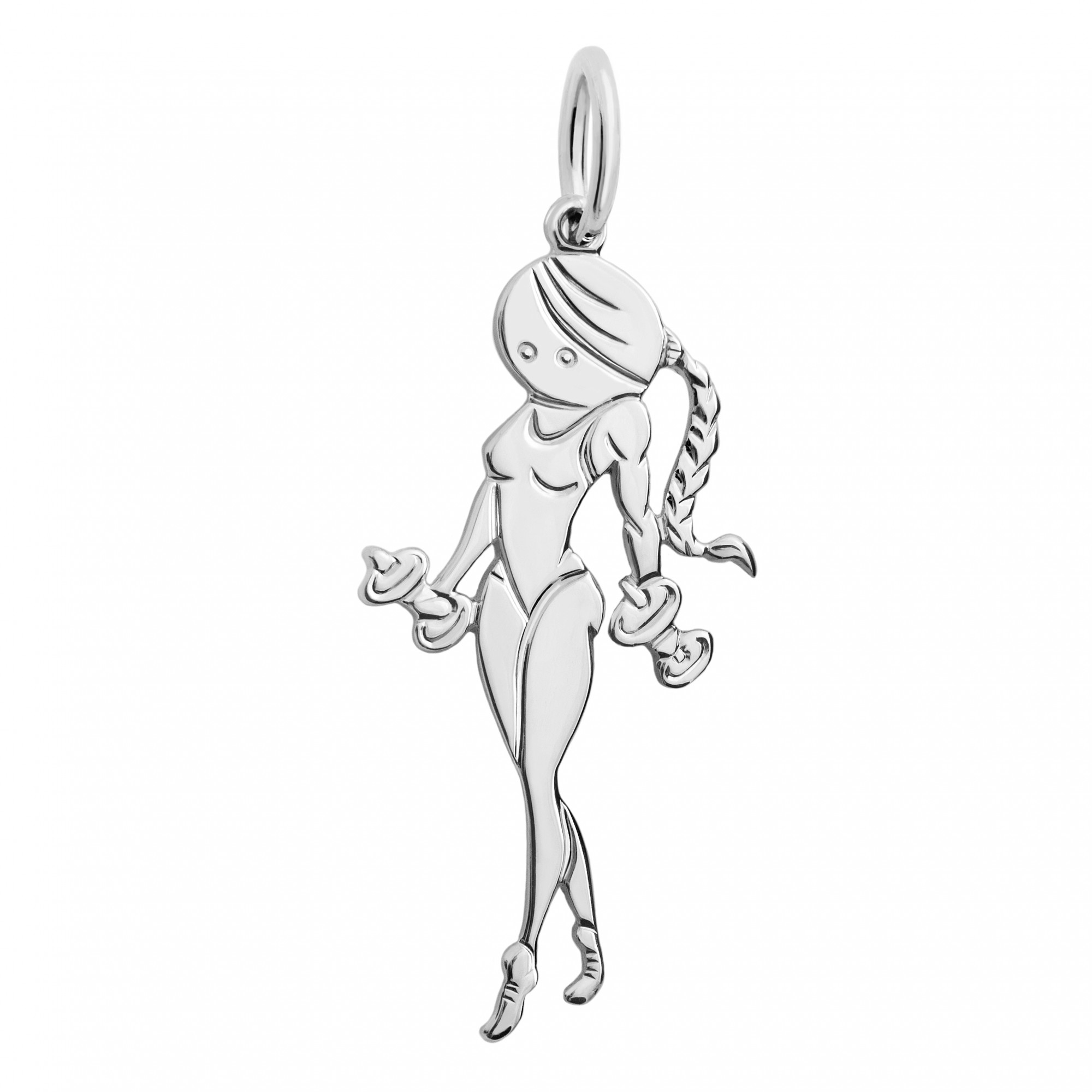 Кулон-подвеска Девушка с гантелями Фитнес BOSNEX Sport Necklace Pendant Серебро (JSP-0004)
Кулон-подвеска Девушка с гантелями Фитнес BOSNEX Sport Necklace Pendant Серебро (JSP-0004)