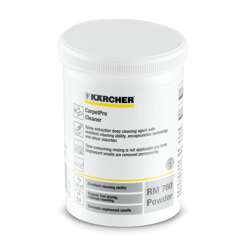 Порошковое средство Karcher CarpetPro RM 760 для чистки ковров, 0.8 кг (6.295-849.0)
Порошковое средство Karcher CarpetPro RM 760 для чистки ковров, 0.8 кг (6.295-849.0)