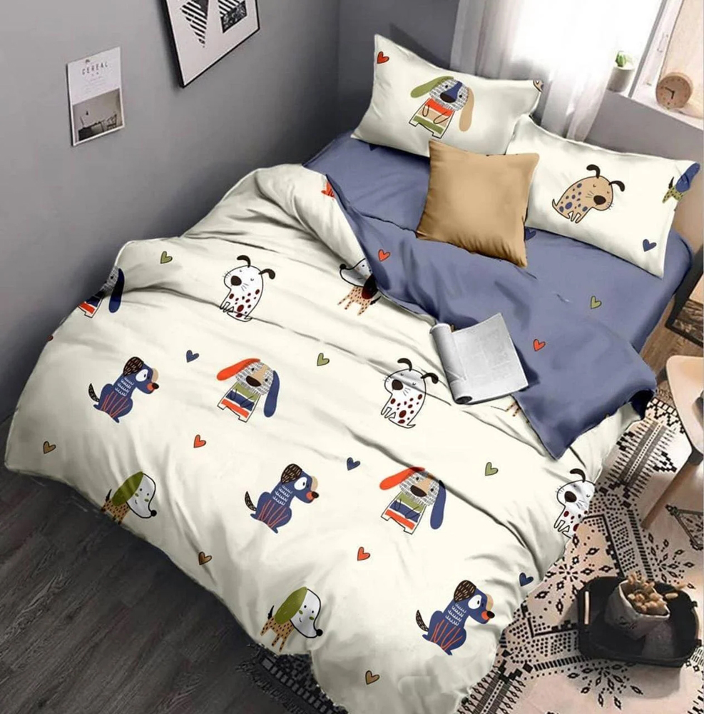 Комплект постельного белья MirSon Бязь Premium 17-0314 Little Doggy Семейный 160x220 см
Комплект постельного белья MirSon Бязь Premium 17-0314 Little Doggy Семейный 160x220 см