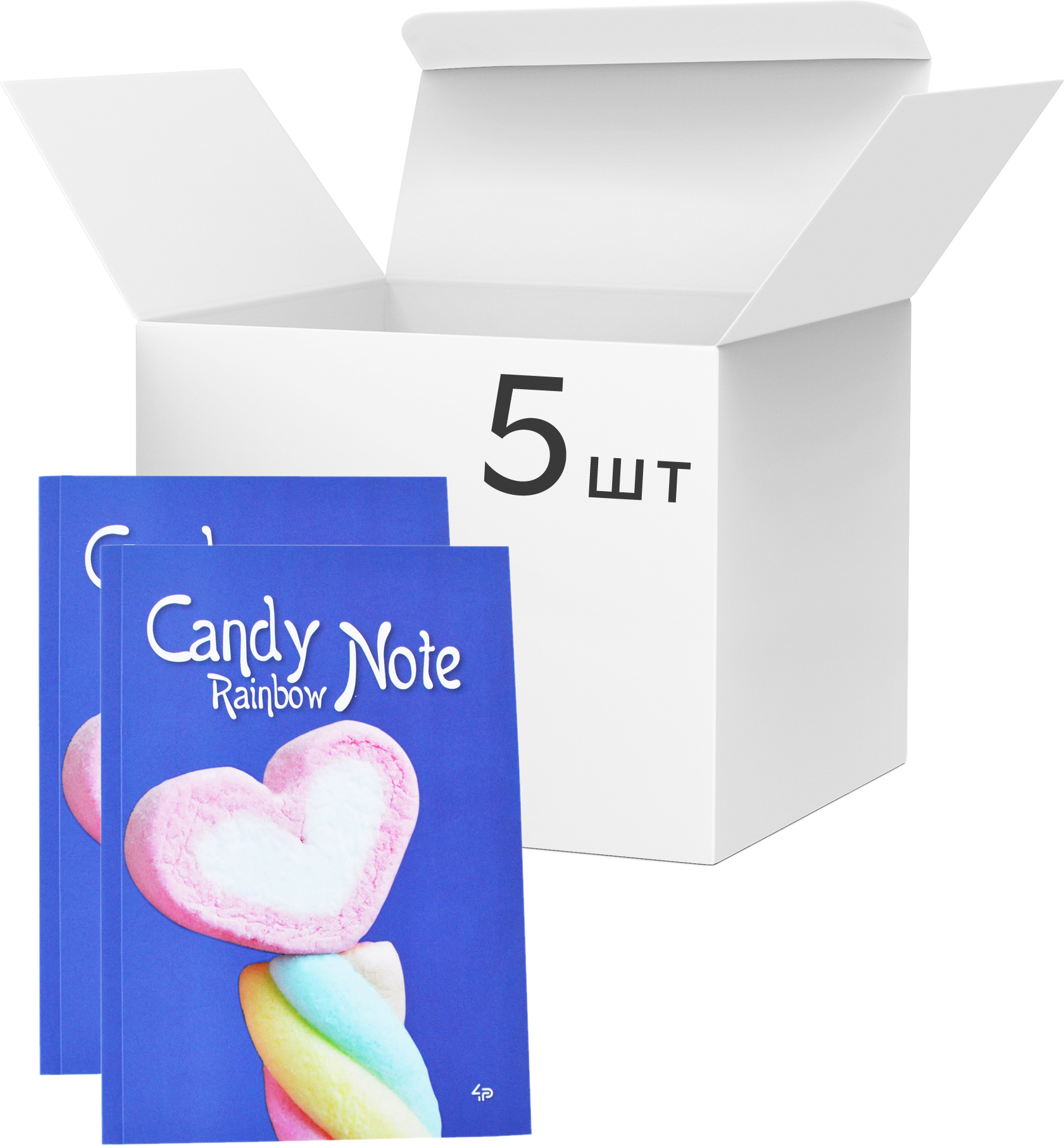 Упаковка блокнотов 4Profi Profiplan Candy Rainbow Note А5 без линовки 48 листов Violet 5 шт (903924)
Упаковка блокнотов 4Profi Profiplan Candy Rainbow Note А5 без линовки 48 листов Violet 5 шт (903924)
