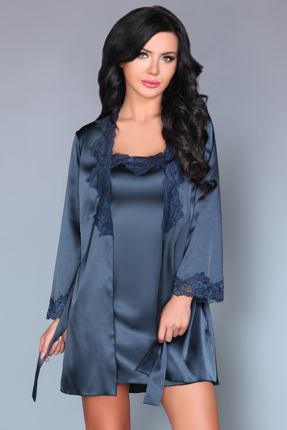 Комплект (ночная рубашка+халат) Livia Corsetti Fashion Jacqueline Navy Blue S/M синий 03552001
Комплект (ночная рубашка+халат) Livia Corsetti Fashion Jacqueline Navy Blue S/M синий 03552001