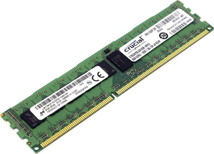 Модуль памяти Crucial 8GB DDR3-1600MHz PC3-12800 ECC Registered CL11 240-Pin (CT8G3ERSLD8160B.18FN)
Модуль памяти Crucial 8GB DDR3-1600MHz PC3-12800 ECC Registered CL11 240-Pin (CT8G3ERSLD8160B.18FN)