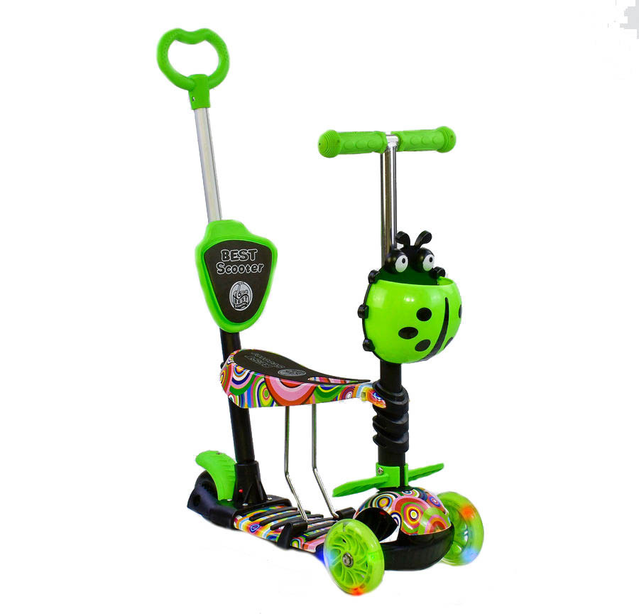 Самокат - беговел 5 в1 Best Scooter с родительской ручкой и подножками арт. 33650
Самокат - беговел 5 в1 Best Scooter с родительской ручкой и подножками арт. 33650