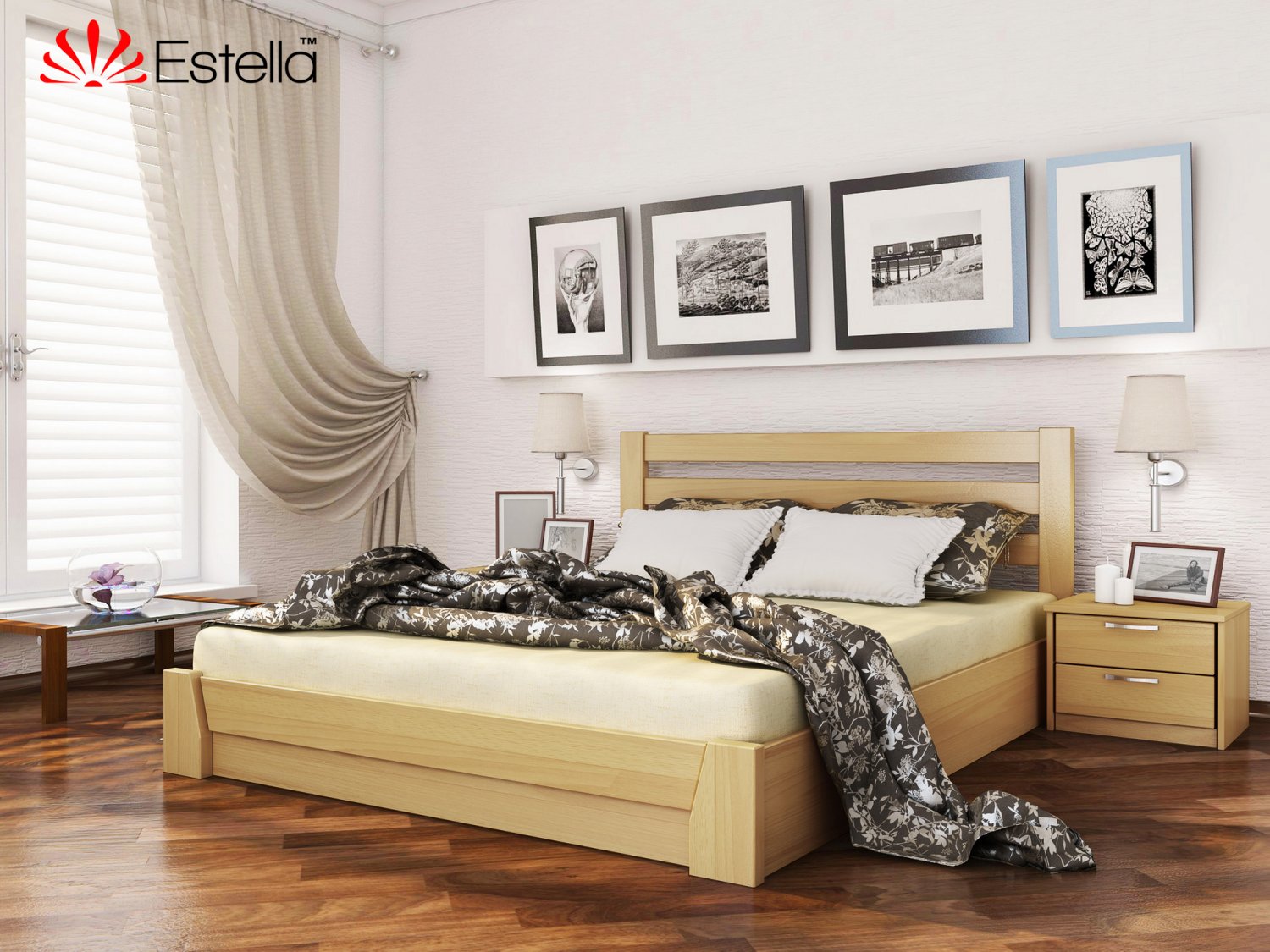 Кровать двуспальная 180х200 деревянная Estella Селена Бук (Массив-102) Л4
Кровать двуспальная 180х200 деревянная Estella Селена Бук (Массив-102) Л4