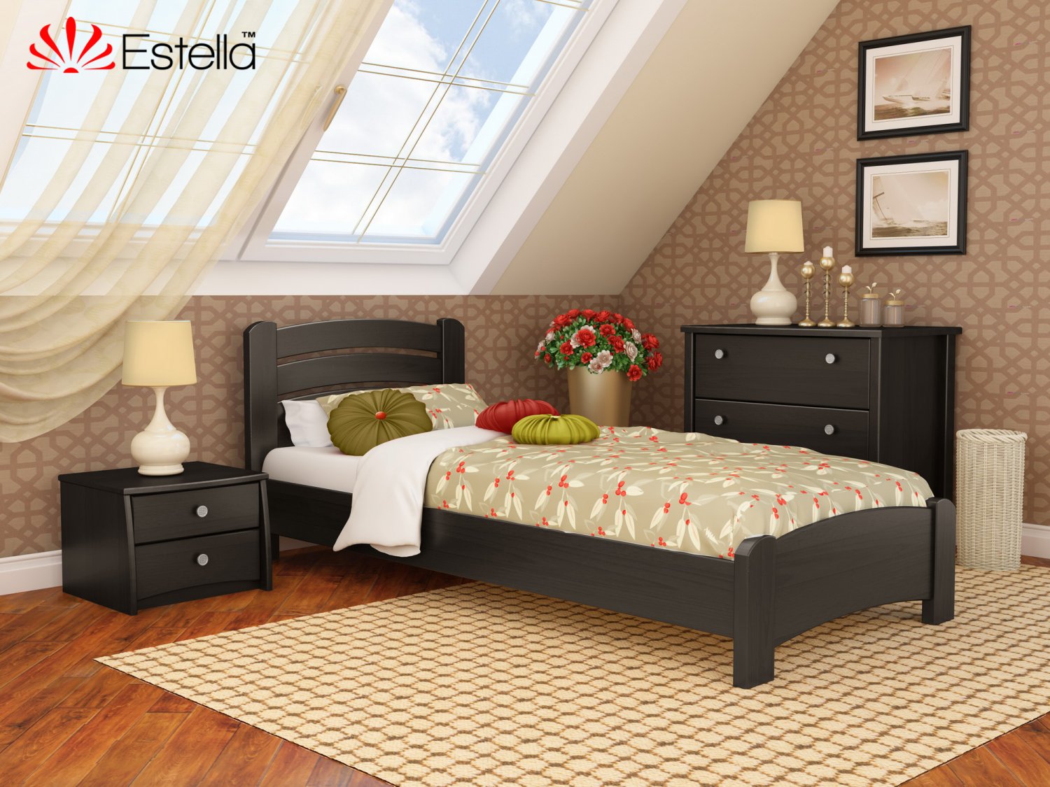 Кровать односпальная 90х190 деревянная Estella Венеция Люкс Венге (Массив-106) Л2.5
Кровать односпальная 90х190 деревянная Estella Венеция Люкс Венге (Массив-106) Л2.5