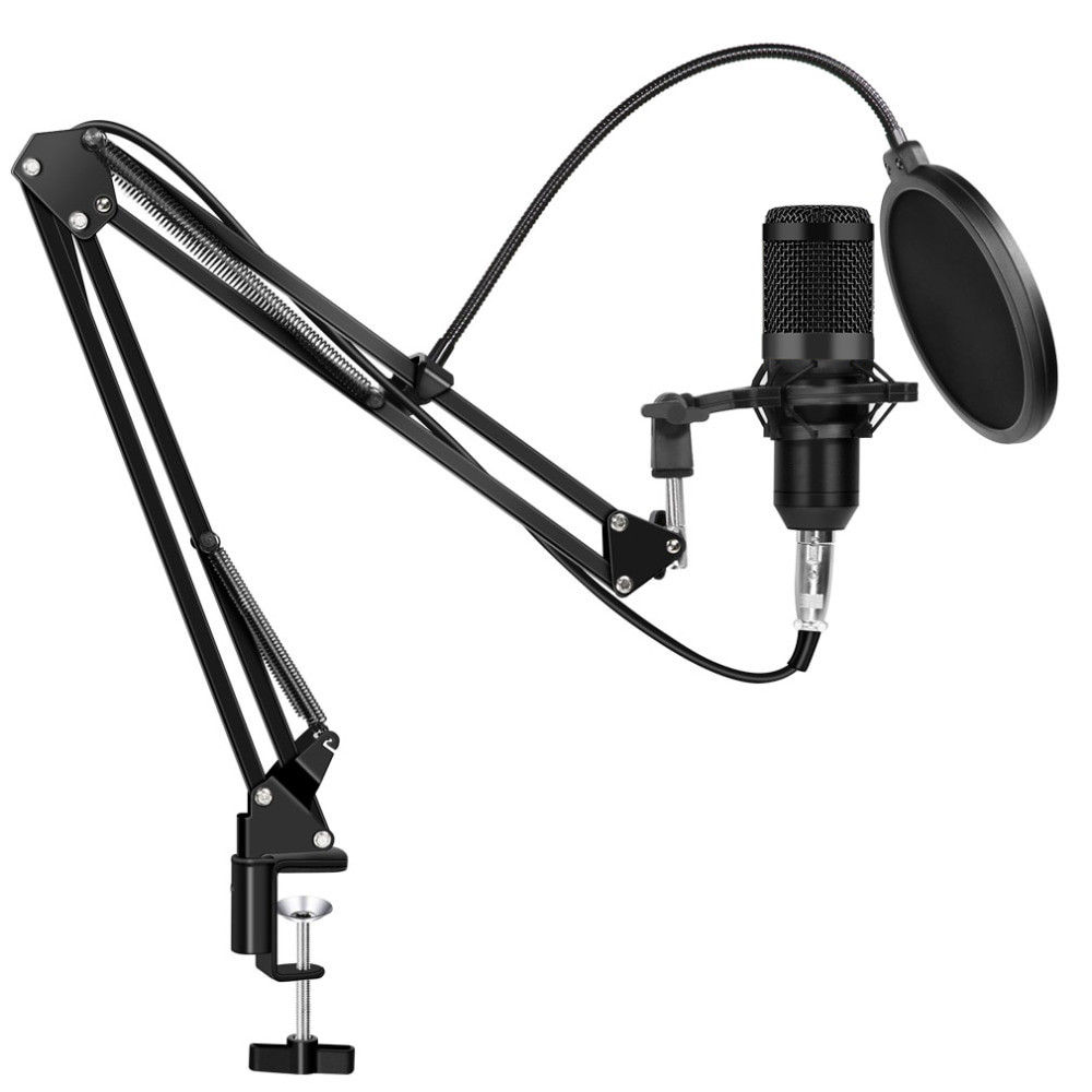 Студийный микрофон Music D.J. M800 со стойкой и ветрозащитой Black (np955777926)
Студийный микрофон Music D.J. M800 со стойкой и ветрозащитой Black (np955777926)